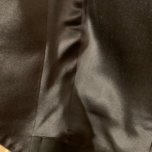 ralph lauren woman black silk tuxedo jacket w/tail - Picture 4 of 10